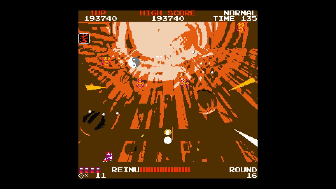 Touhou 1: The Highly Responsive to Prayers NES Demake