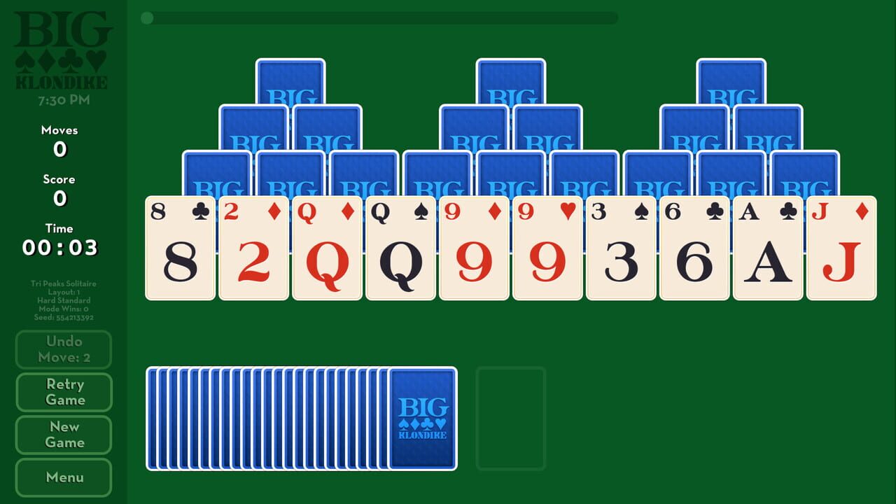 Big Klondike: Tri Peaks Solitaire