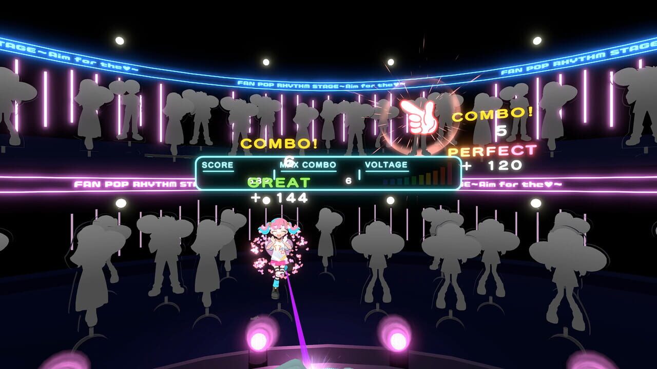 Fan Pop Rhythm Stage: Aim for the Heart