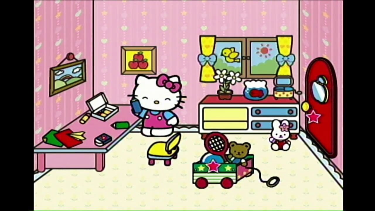 Hello Kitty no Hiragana Katakana Onamae Kaitemiyou