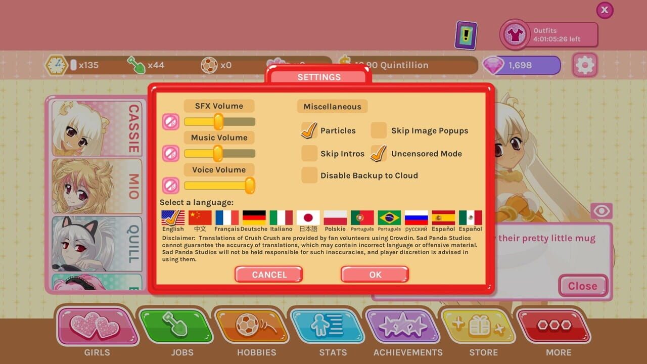 Crush Crush: – 18+ Naughty