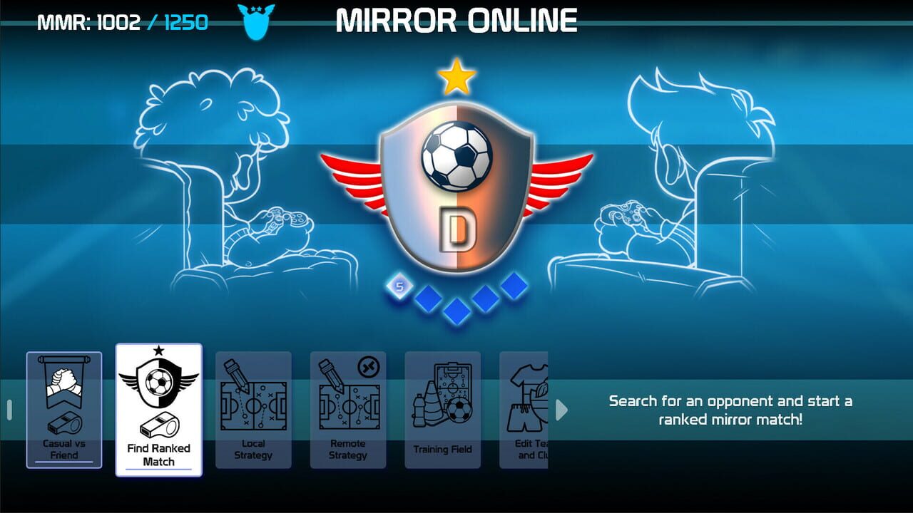 Charrua Soccer: Mirror Edition