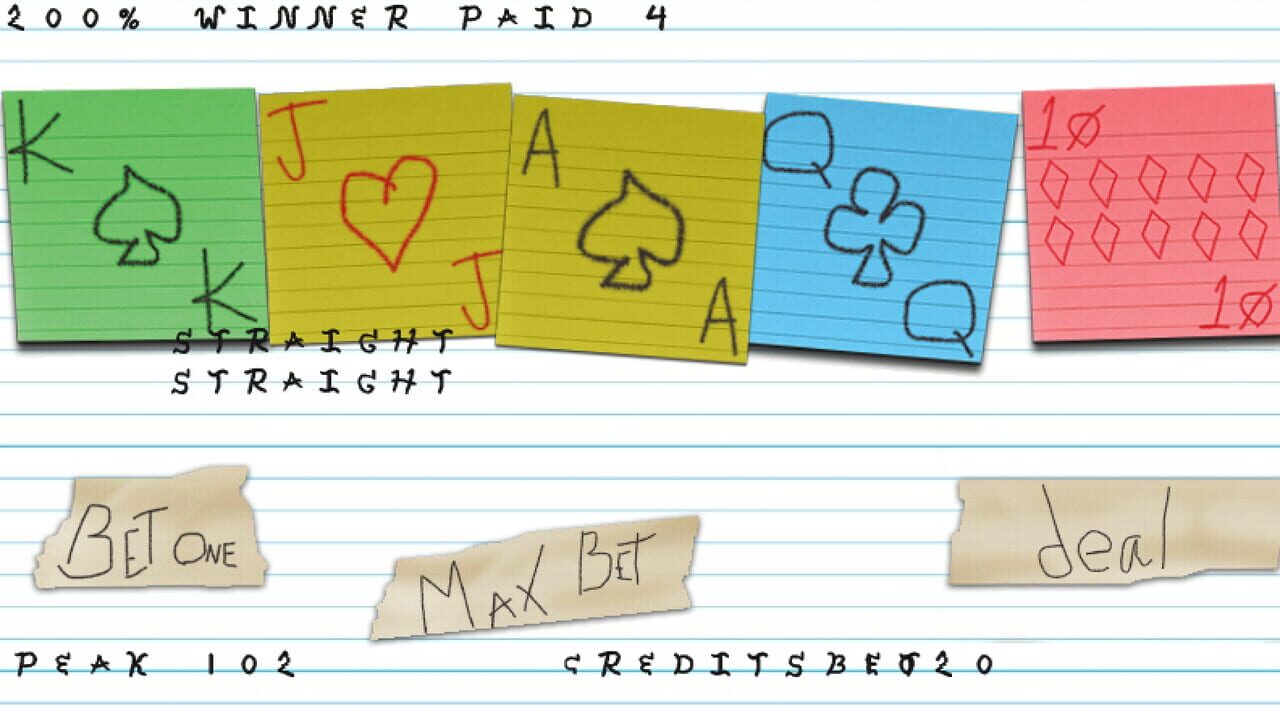 The Paper Arcade: Poker