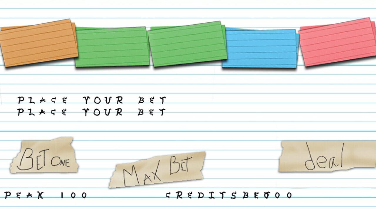 The Paper Arcade: Poker