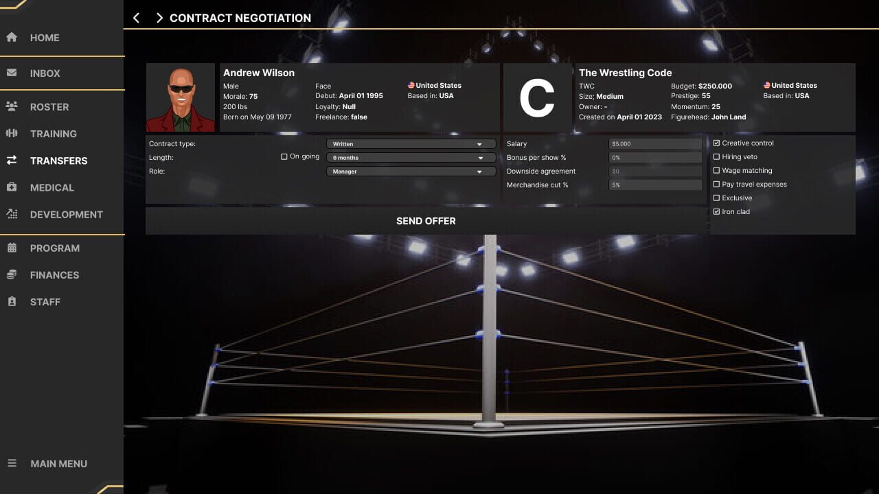 Wrestling Manager 2024