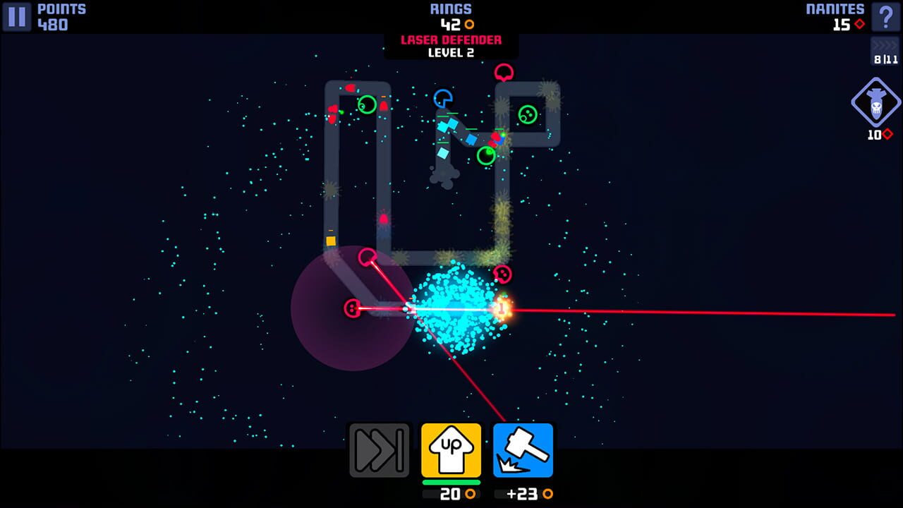 Colony Defense: The Ultimate Minimalist Tower Base Defense Game