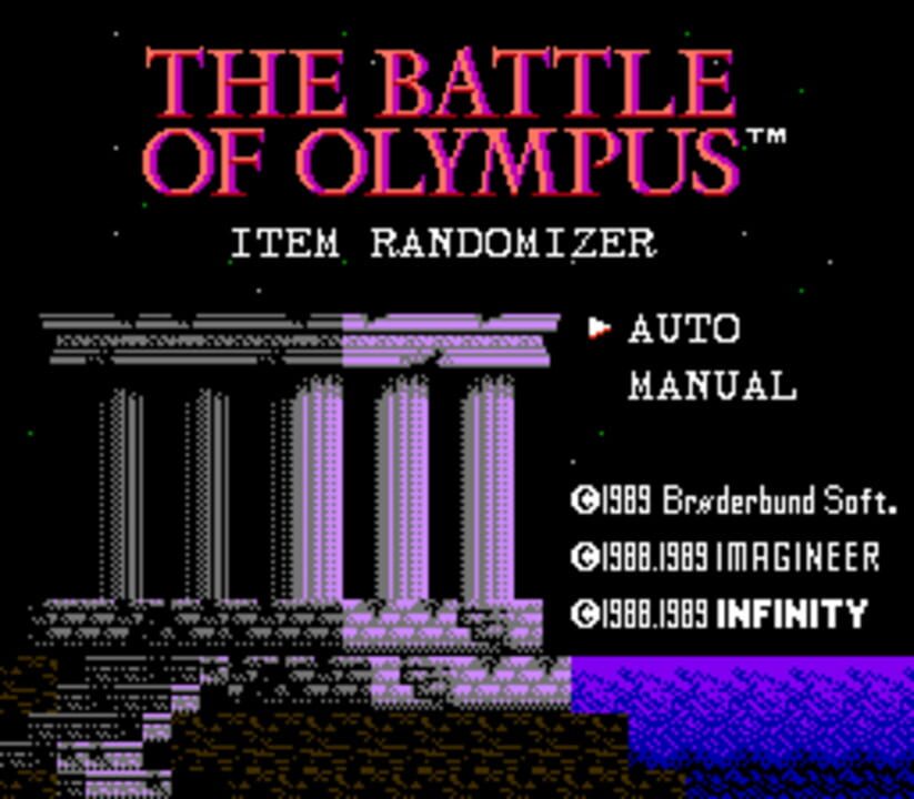 The Battle of Olympus: Item Randomizer