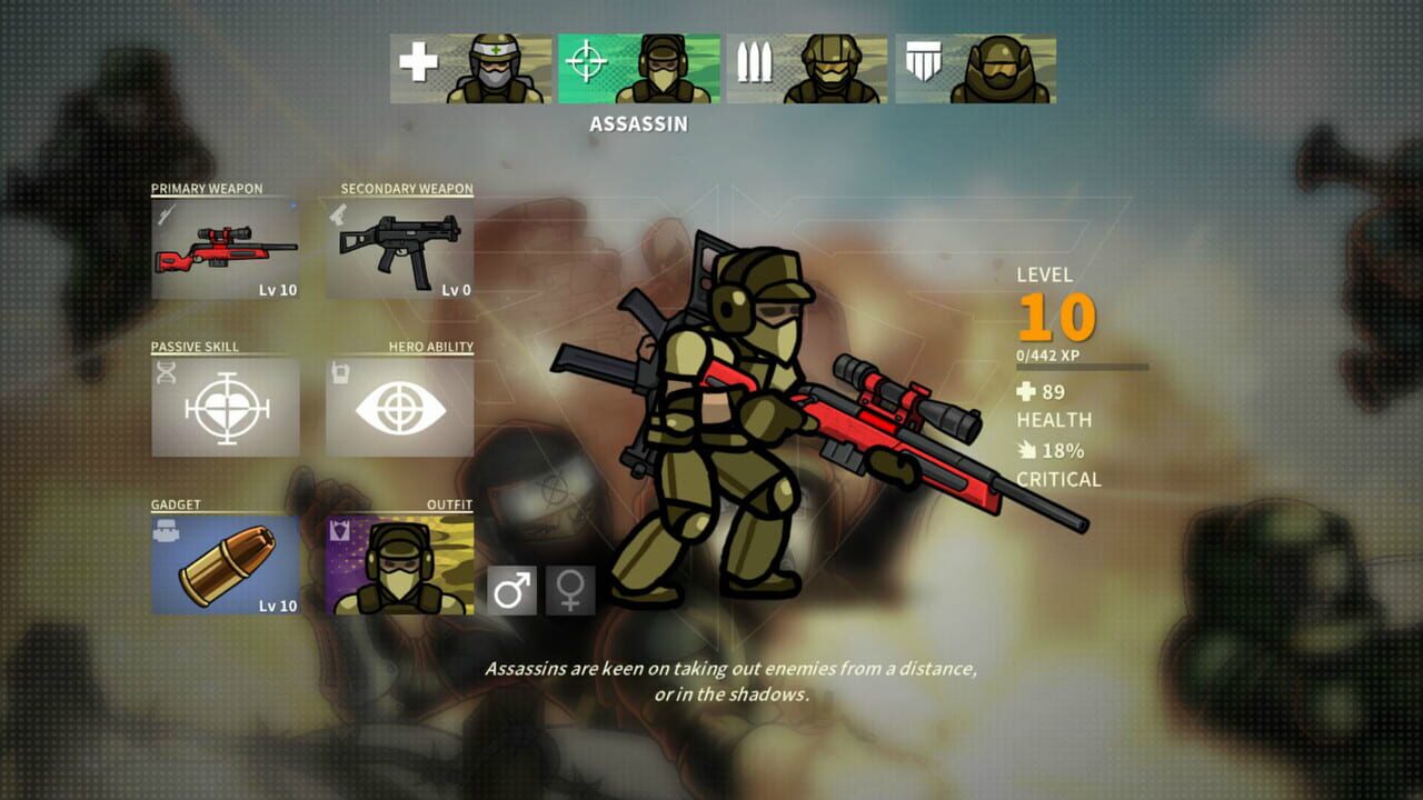 Strike Force Heroes: Original Flash Outfits