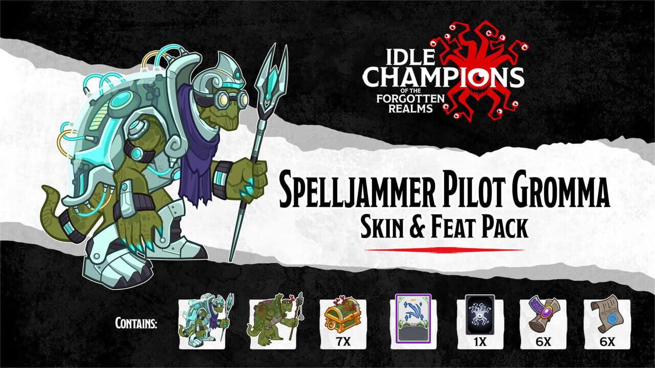 Idle Champions: Spelljammer Pilot Gromma Skin & Feat Pack