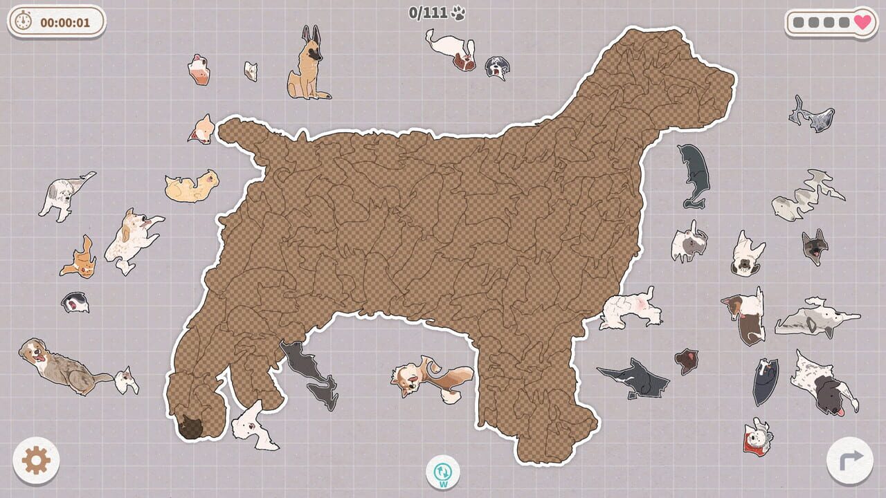 Dogs Huddled Together