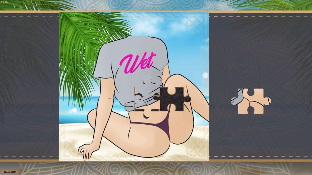 LineArt Jigsaw Puzzle: Erotica Summer