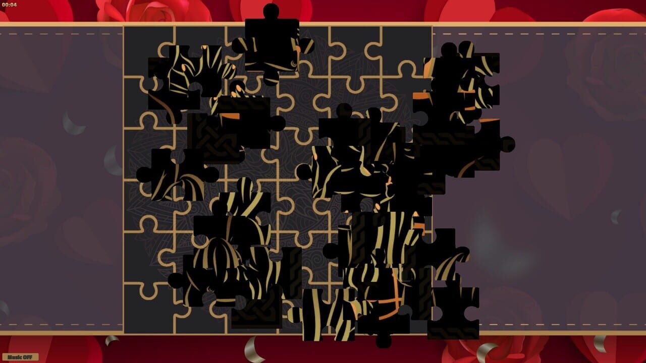 LineArt Jigsaw Puzzle: Erotica Valentines