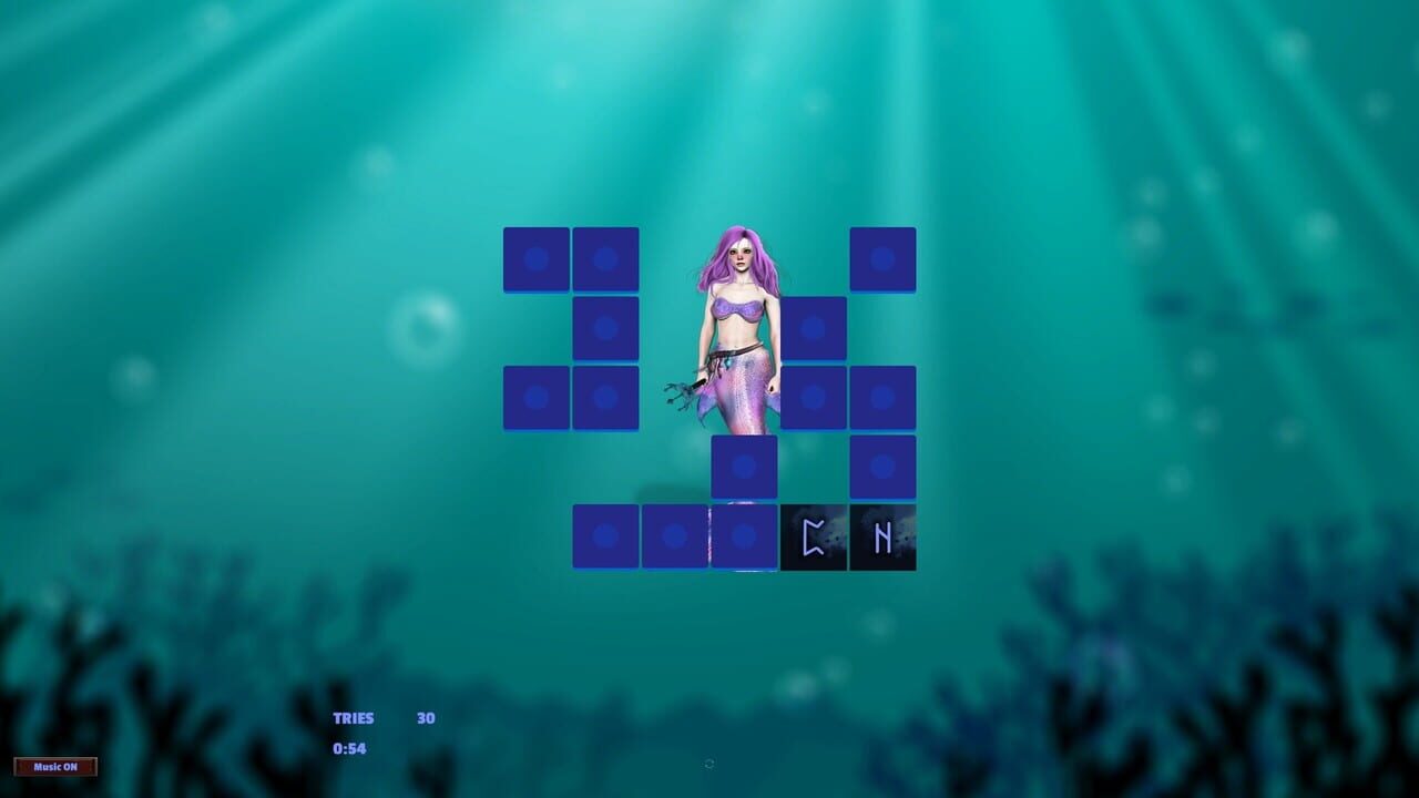 Memory Puzzle: Mystery Mermaids