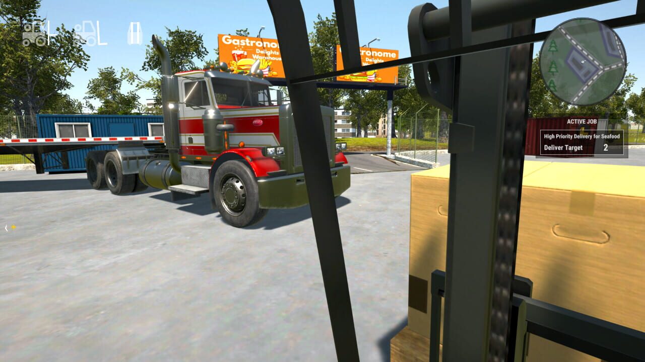 Truck and Forklift Logistic Simulator