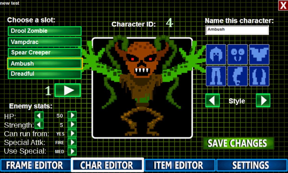 8-Bit RPG Creator: Zombies Attack!
