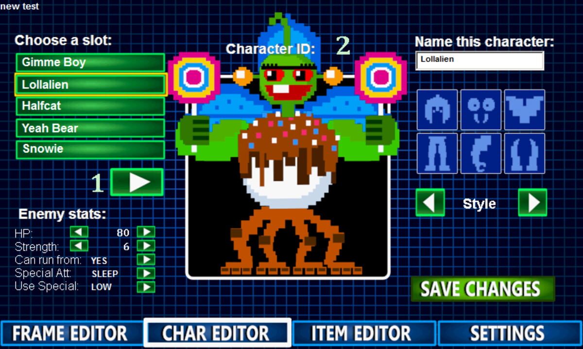 8-Bit RPG Creator: Cuddly Creatures