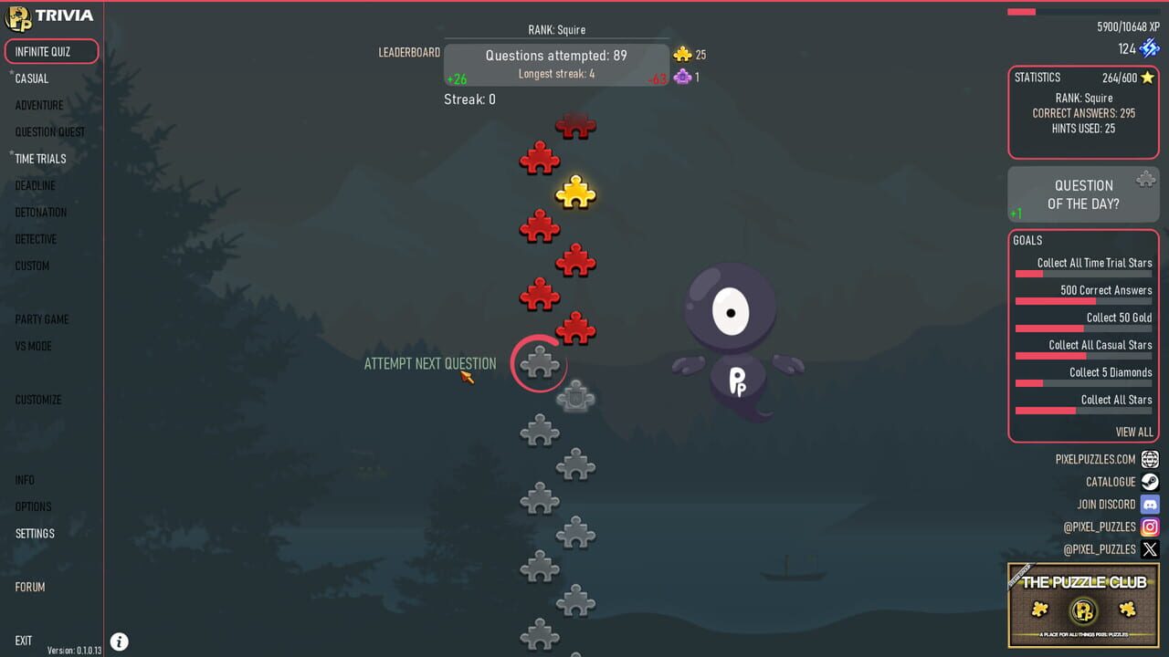 Pixel Puzzles Trivia