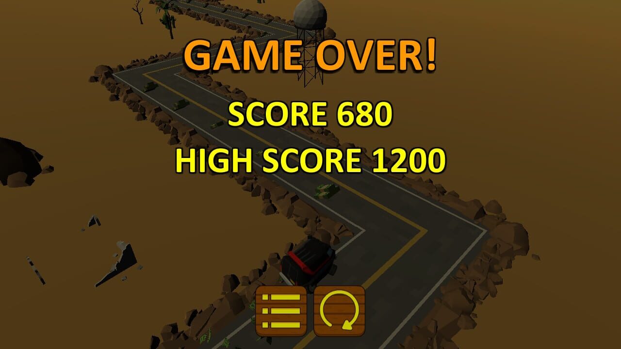 Highway Getaway: ZigZag Blocky Car