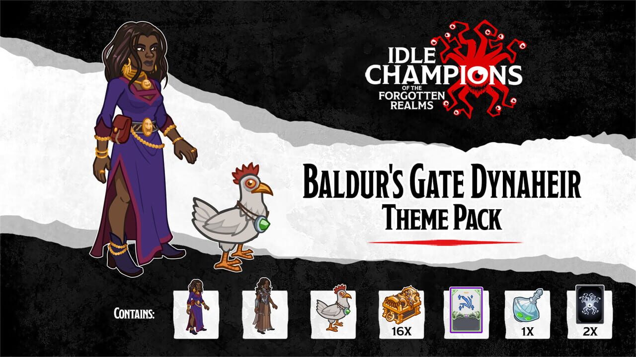 Idle Champions: Baldur’s Gate Dynaheir Theme Pack