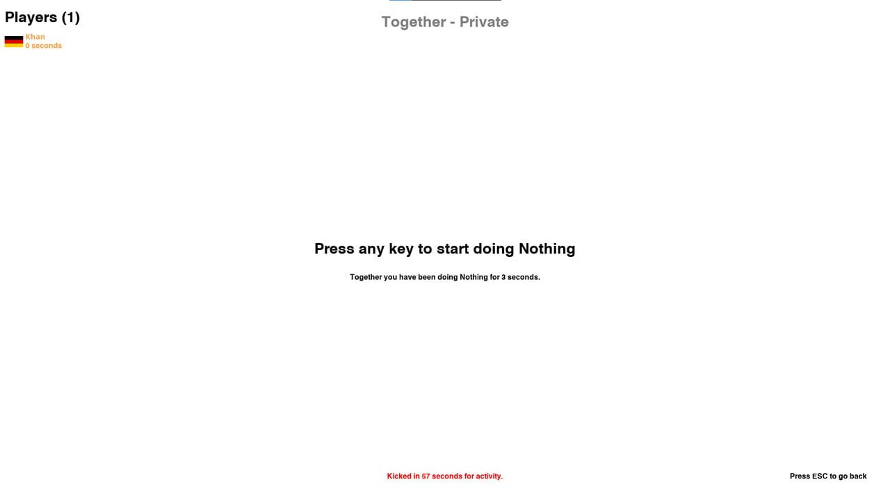 Nothing Together: Light Theme