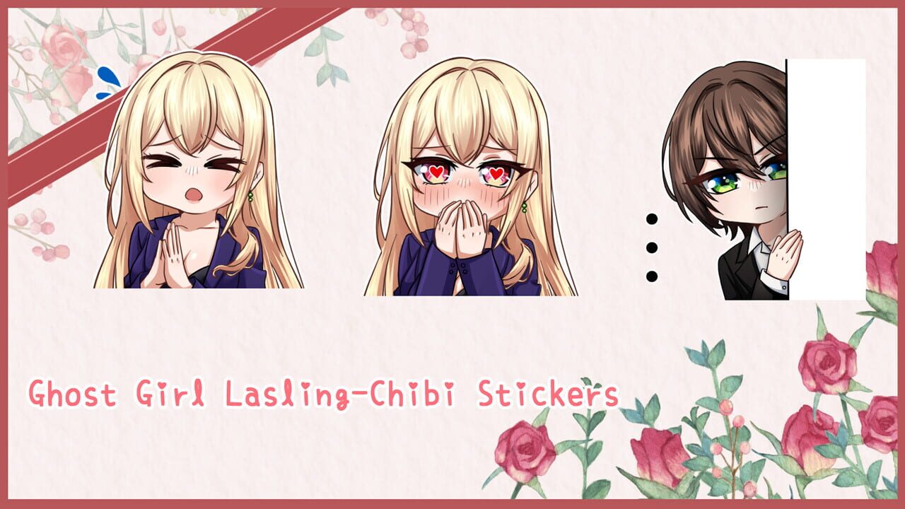 Ghost Girl Lasling: Chibi Stickers