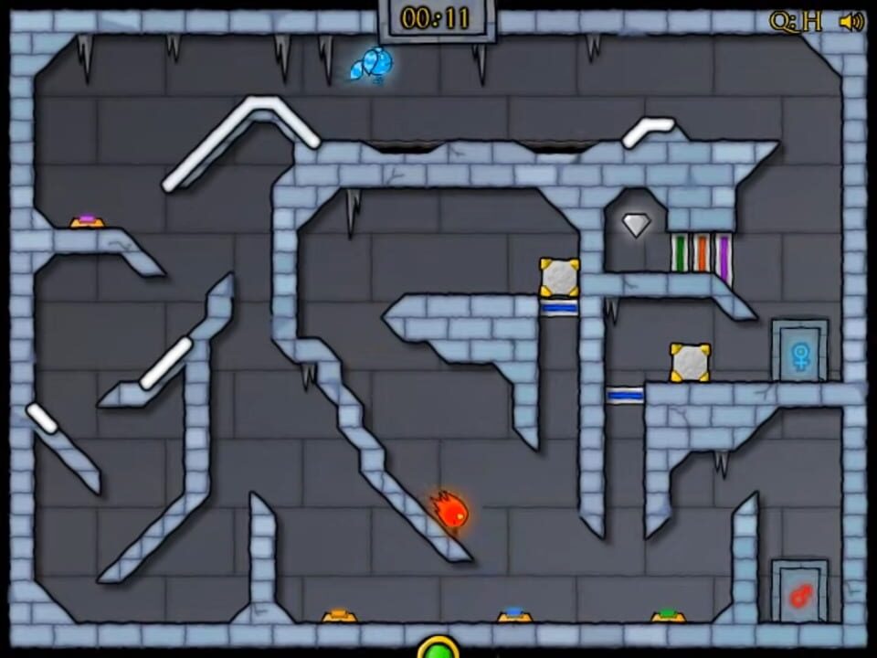 Fireboy and Watergirl in the Ice Temple