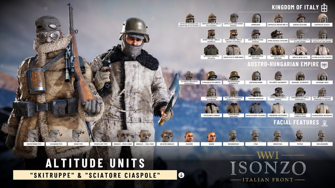 Isonzo: Altitude Units Pack