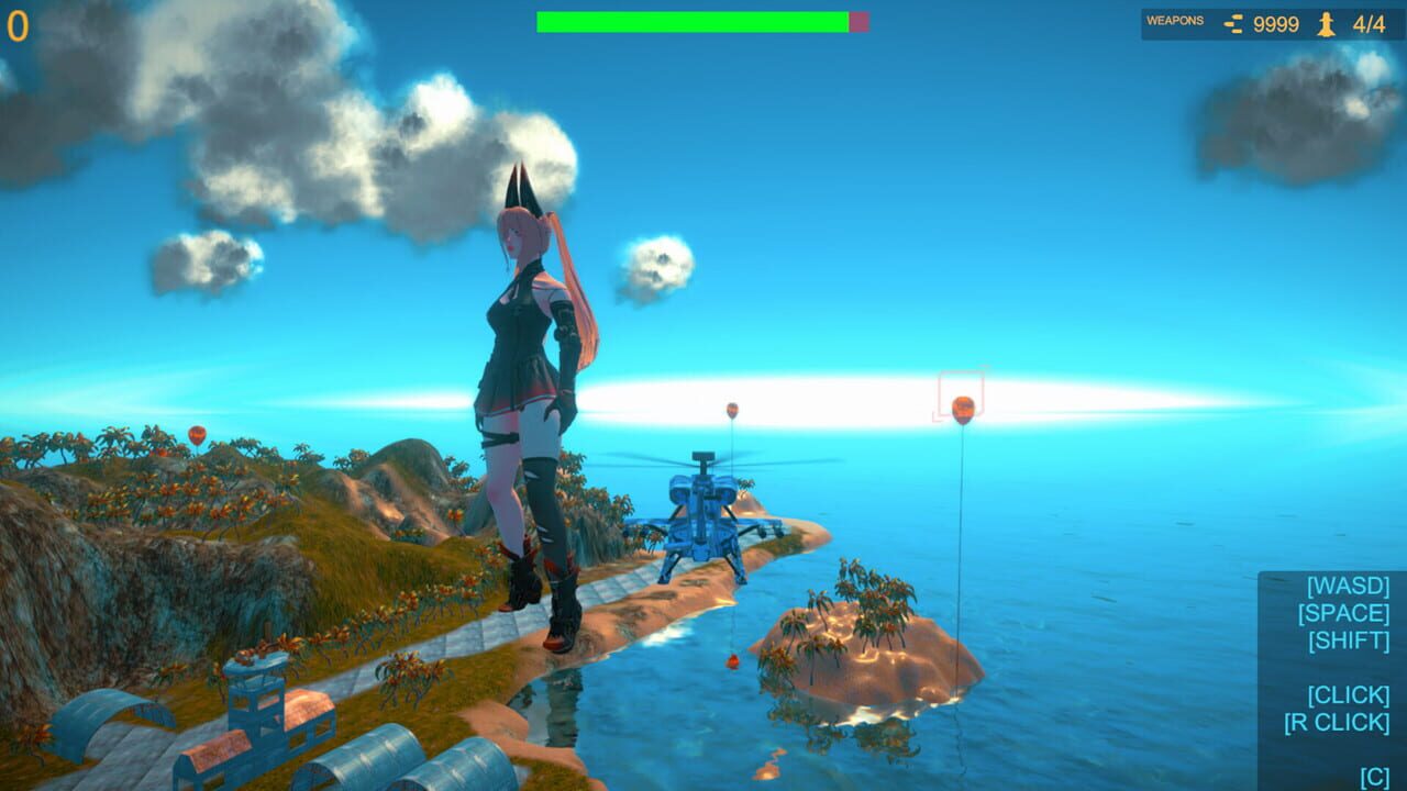 Save Giant Girl from Monsters