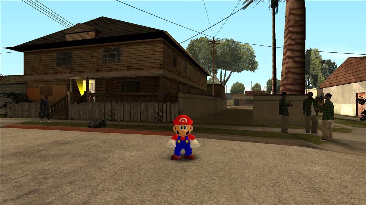 Super Mario 64 in GTA San Andreas