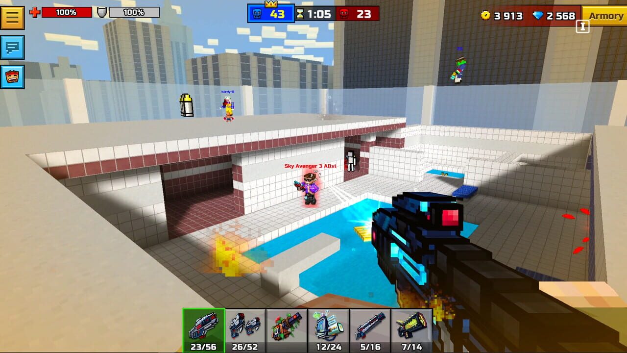 Pixel Gun 3D: Frost Dive Set