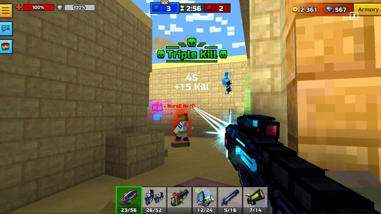 Pixel Gun 3D: Frost Dive Set