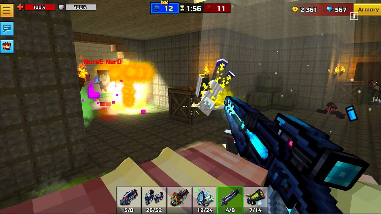 Pixel Gun 3D: Frost Dive Set