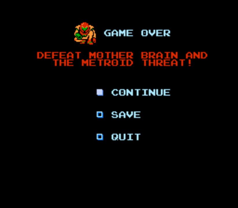 Metroid + Saving