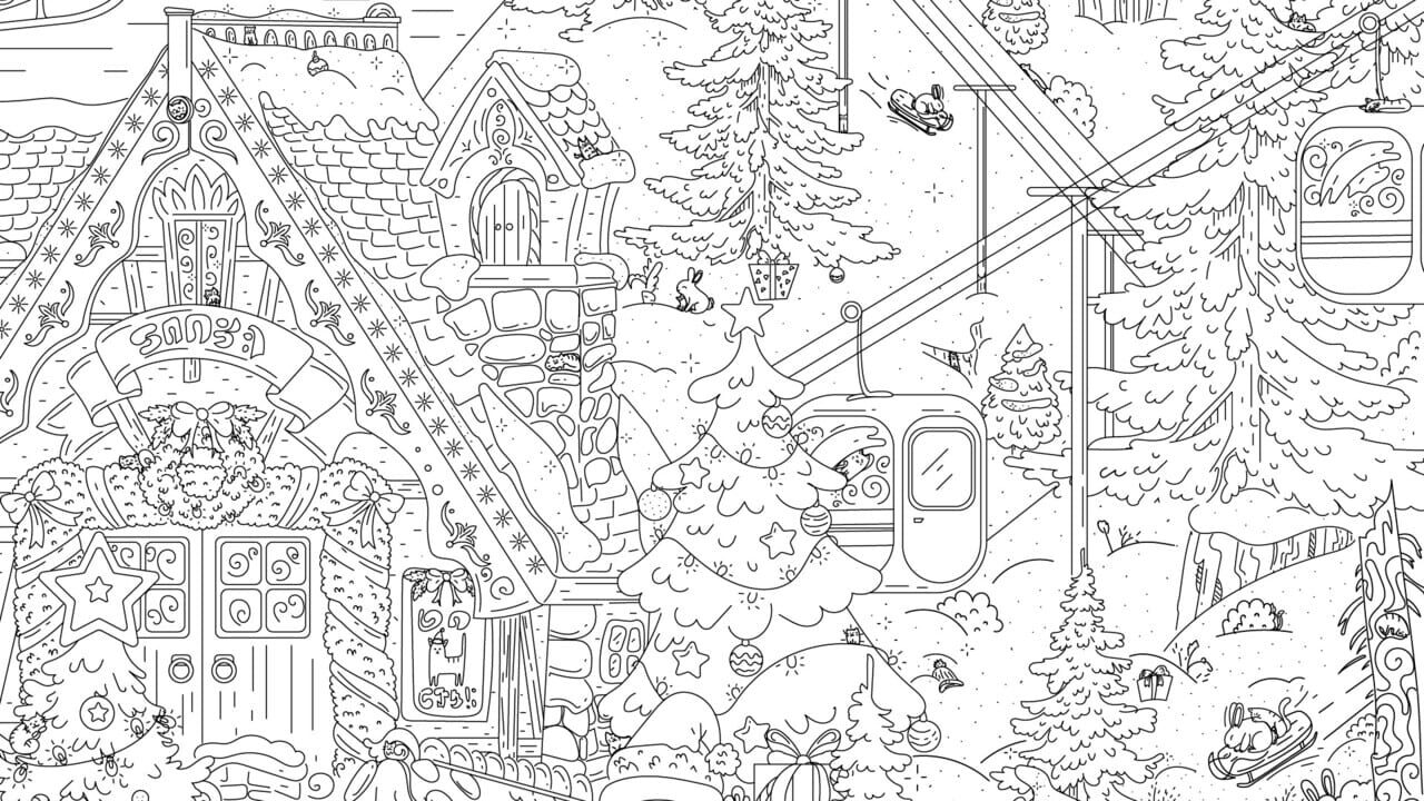 Cats Hidden in Christmas