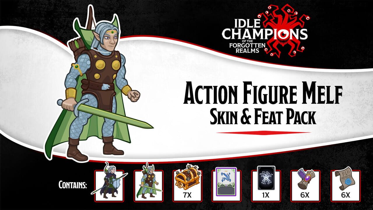 Idle Champions: Action Figure Melf Skin & Feat Pack