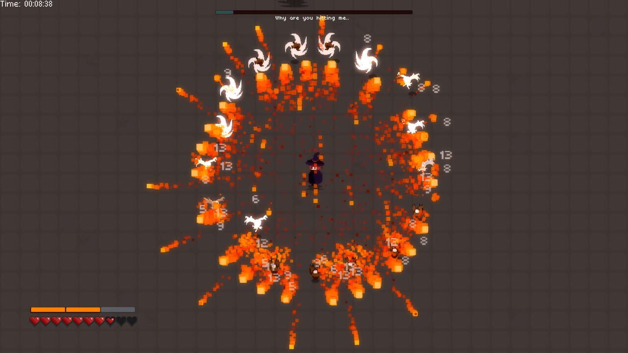 Little Fire Girl Fights Final Boss