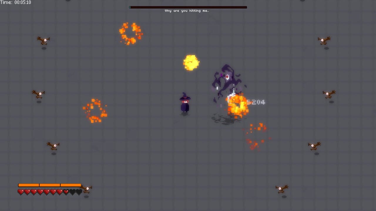 Little Fire Girl Fights Final Boss