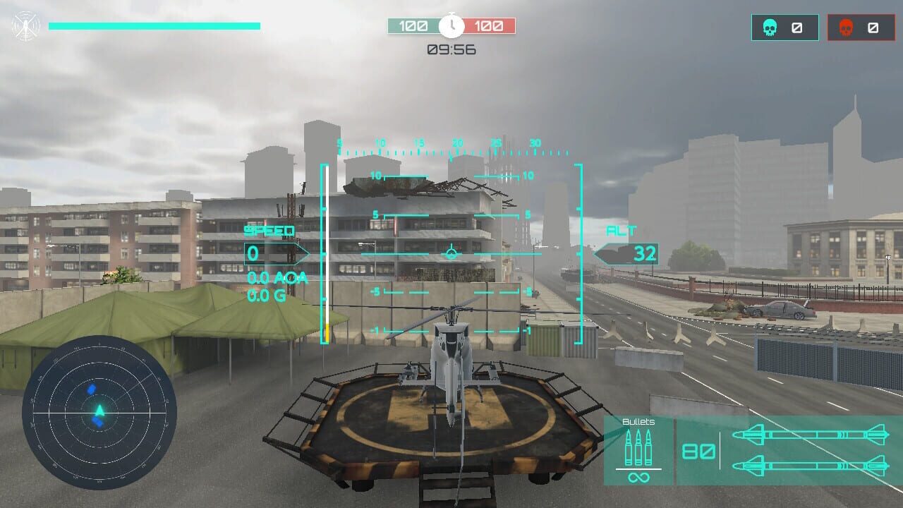 Helicopter Battle Arena Simulator