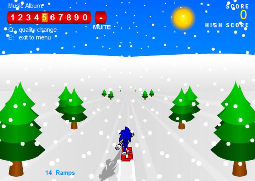 Sonic 3D Snowboarding