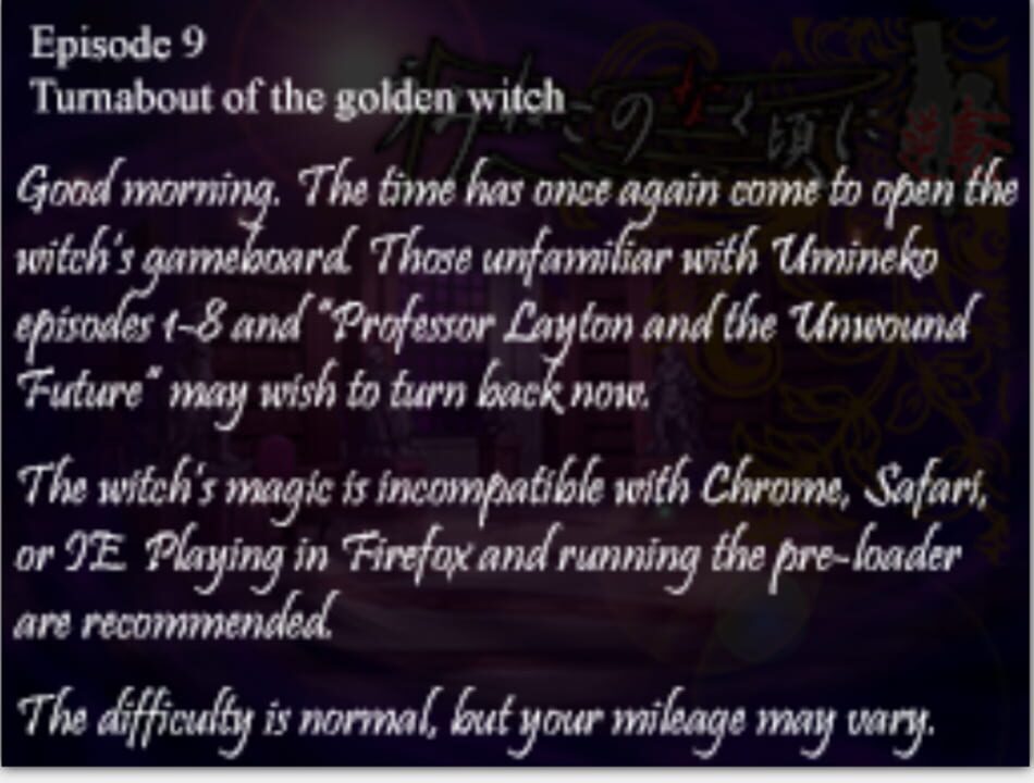 Professor Layton and the Turnabout of the Golden Witch