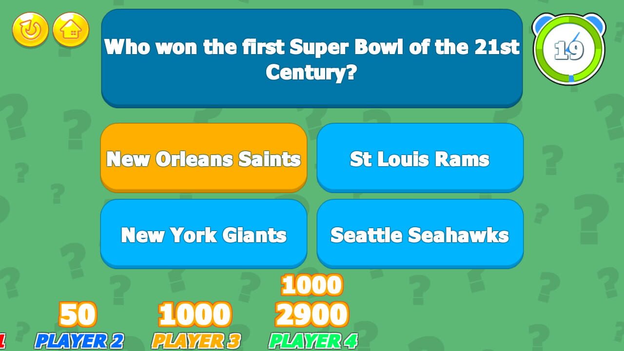 Super Bowl Trivia Challenge