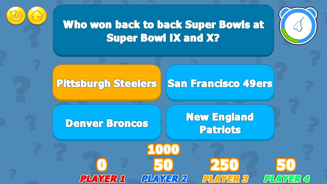 Super Bowl Trivia Challenge