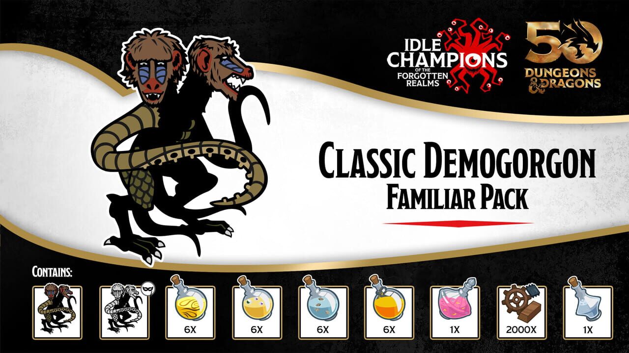 Idle Champions: Classic Demogorgon Familiar Pack