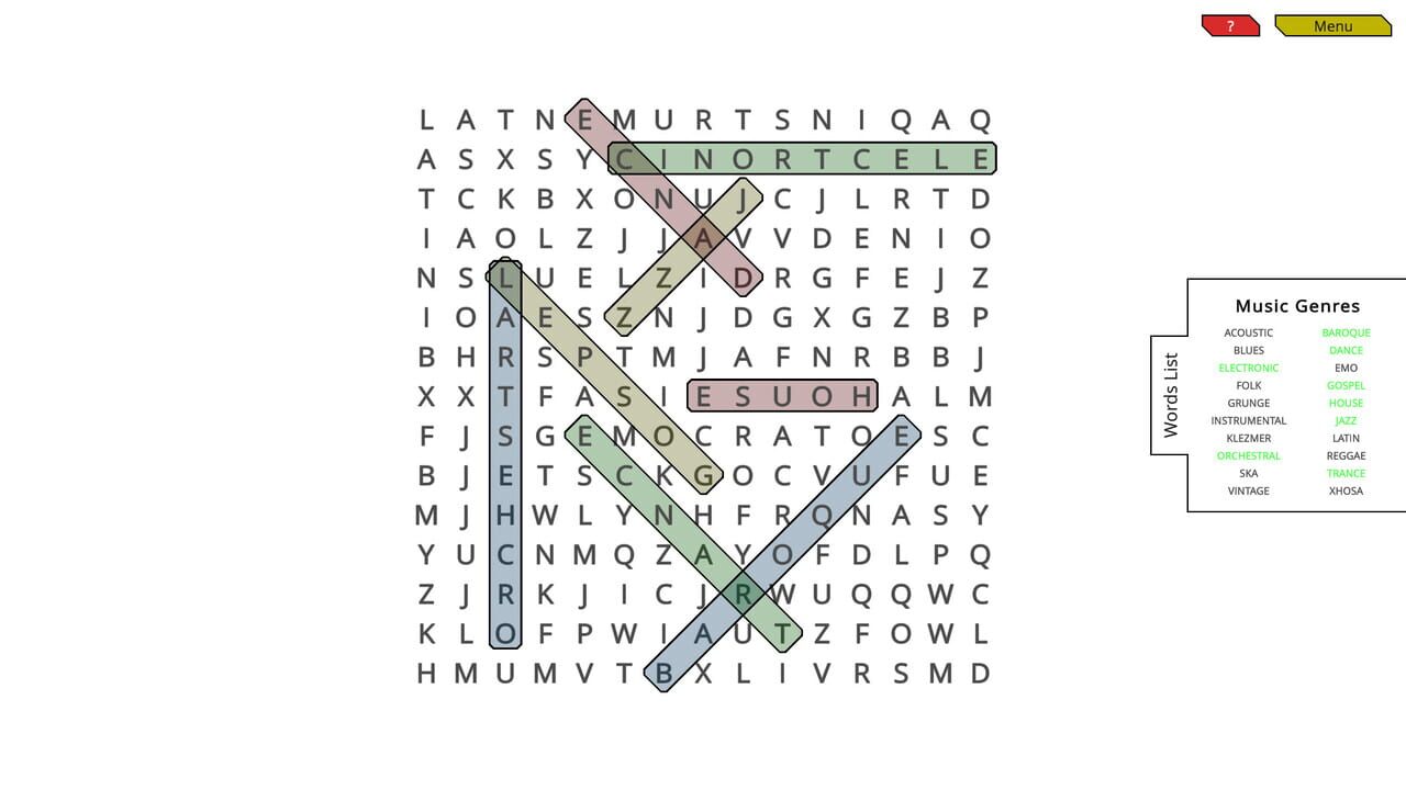 Woohoo!: Game – WordSearch
