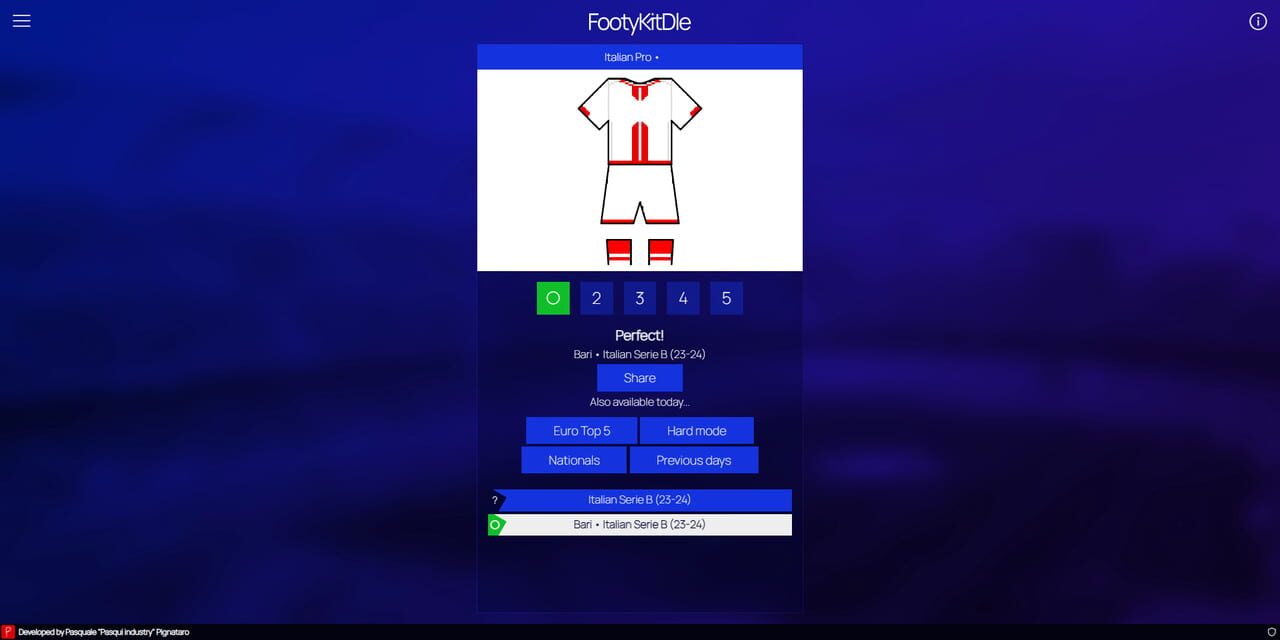 FootyKitDle