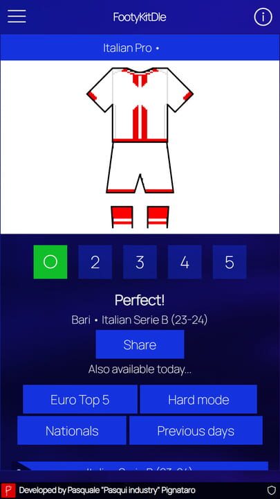 FootyKitDle