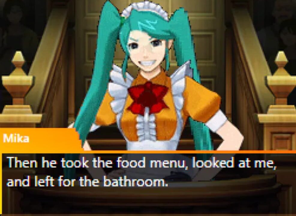 Athena Cykes: Ace Attorney – Trials of time.
