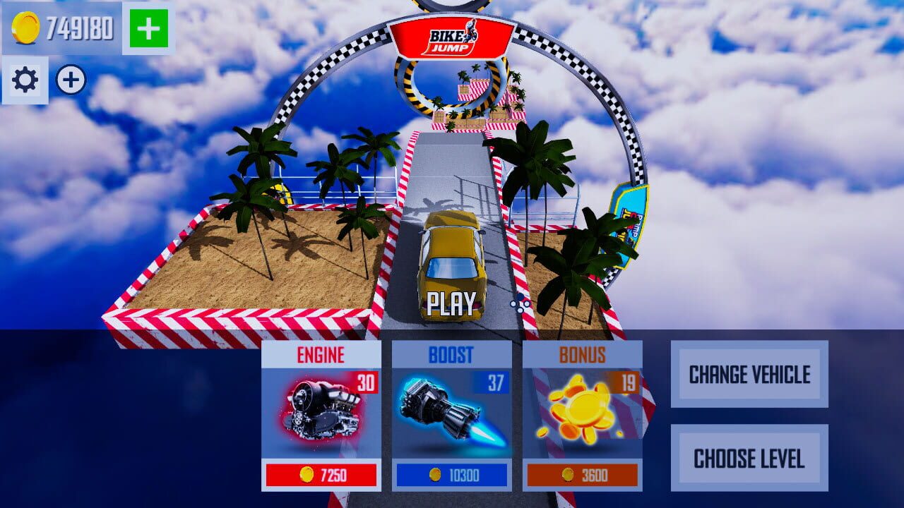 Mega Ramp Car Jumping