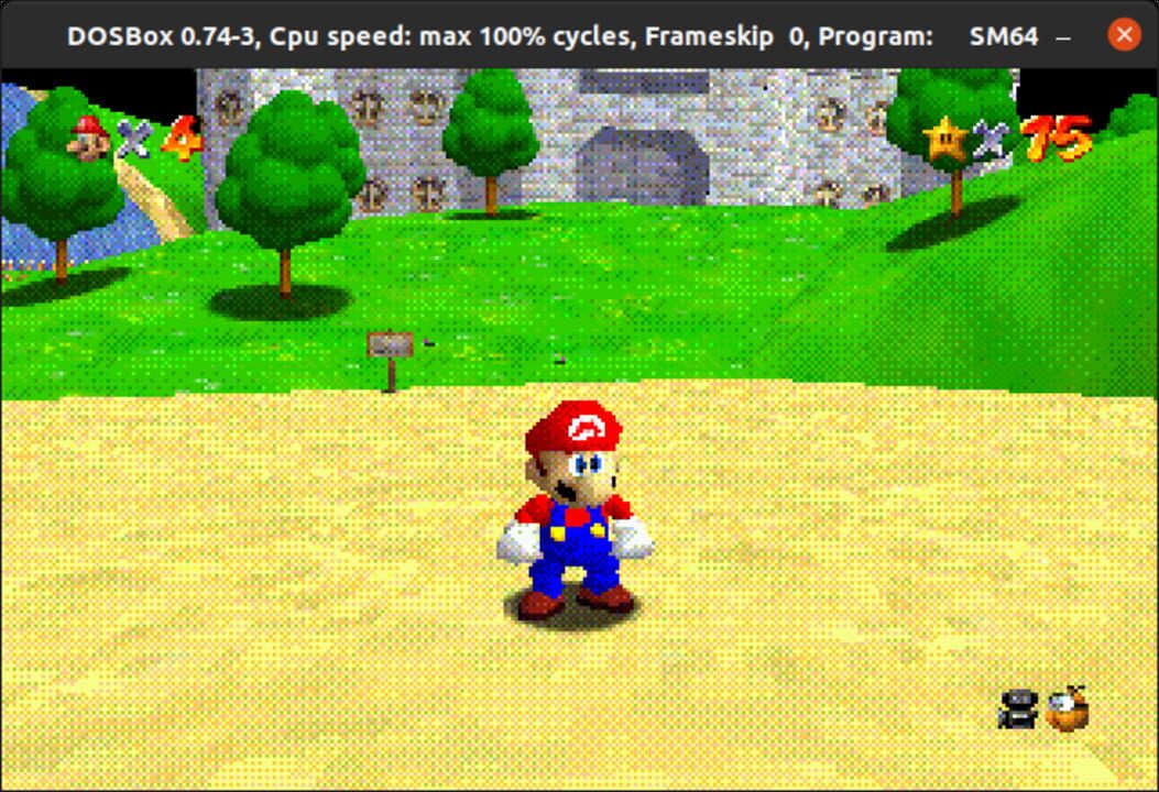 Super Mario 64 DOS Port