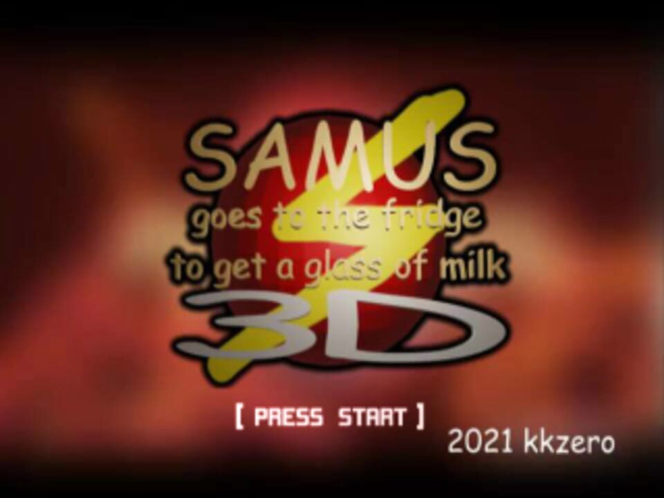 Samus Goes to the Fridge to Get a Glass of Milk 3D